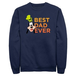 Men's Mickey & Friends Father's Day Best Goofy Dad Ever Sweatshirt - 1 of 4