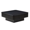 35.43 inModern Handcraft Drum Coffee Table Square Coffee Table for Living Room,Lift Top Wooden Coffee Table with Hidden Storage Space,Black Color - 3 of 4