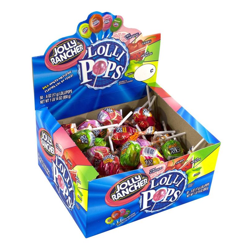 Jolly Rancher Lollipops in Assorted Flavors - 50ct/30oz, 2 of 4