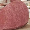 SEVOBAL Sofas Memory Foam Bean Bag Chair with Removable Flannel Cover for Relaxing in Living Room Bedroom, Pink, 42"*40"*20" - 4 of 4