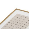 Urban Wild Studio desert check small charcoal Metal Framed Art Print - Deny Designs - 3 of 4
