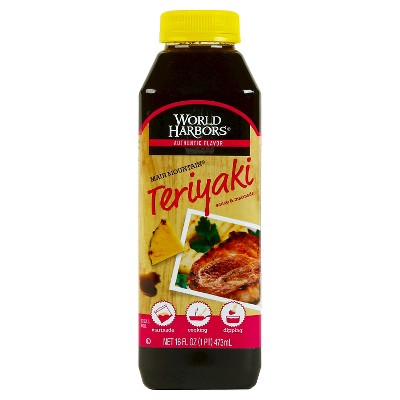 World Harbors Teriyaki Marinade - 16oz