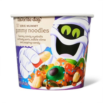 Halloween Eerie Mummy Gummy Candy Noodles - 3.53oz - Favorite Day™