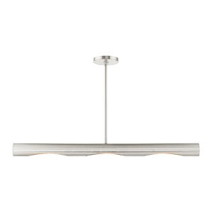 Livex Lighting Novato 3 - Light Chandelier in  Brushed Nickel - 1 of 2