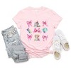 Simply Sage Market Coquette Pastel Teacher Collage Short Sleeve Tee - 3 of 4