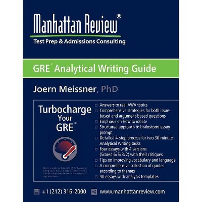 Manhattan Review GRE Analytical Writing Guide - by  Joern Meissner & Manhattan Review (Paperback)