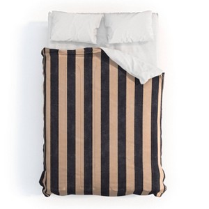 Deny Designs 3pc Full/Queen Daniel Coulmann Stripes 001 P Basaltic Comforter and Sham Set - 1 of 4