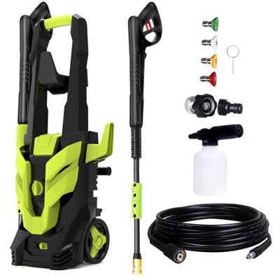 SKONYON 3500 PSI Electric Pressure Washer 2.4 GPM with 4 Different Pressure Tips Foam Cannon