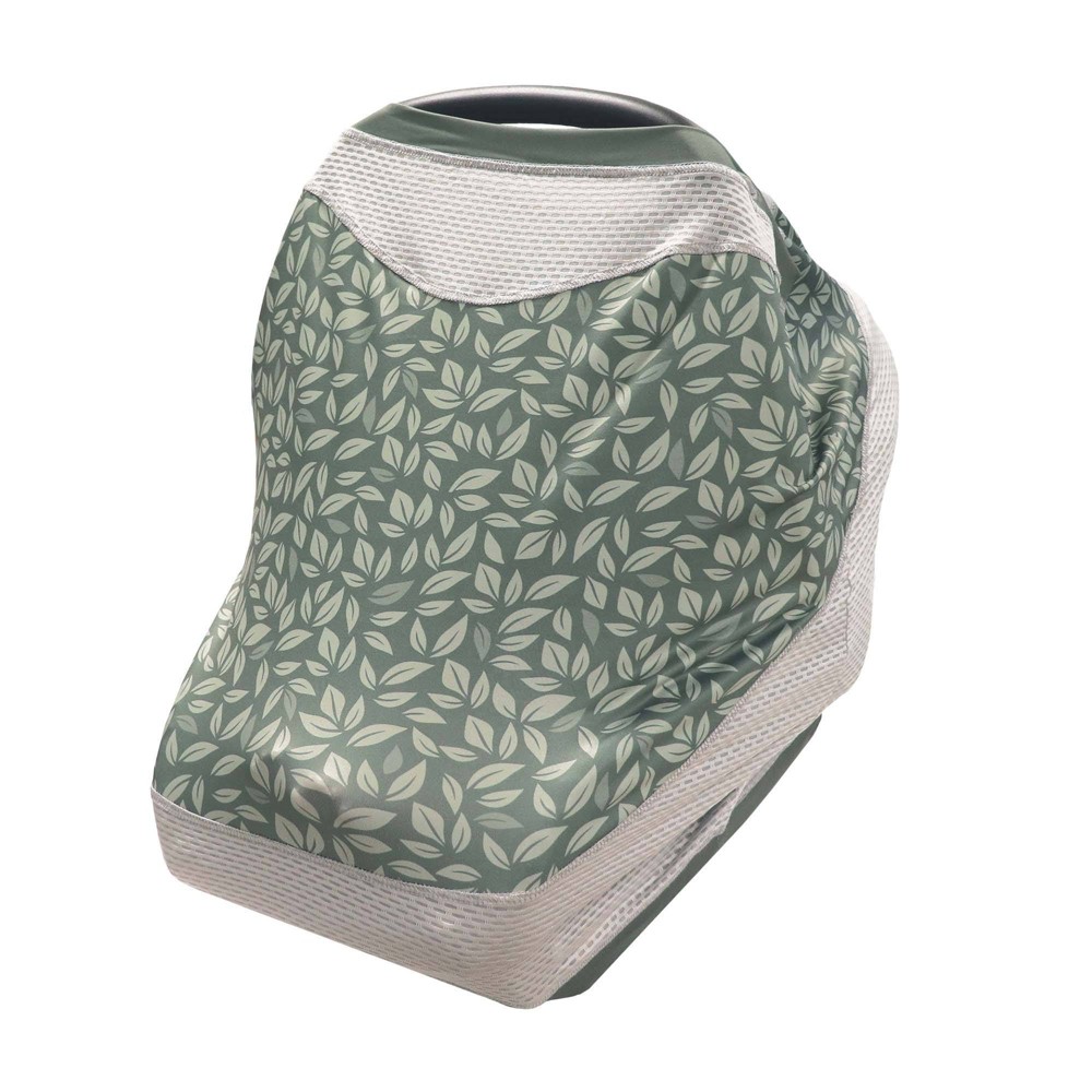 Photos - Car Seat Accessory Boppy 4 and More Multi-Use Cover - Green Leaves