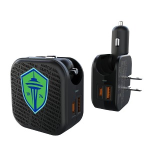 MLS Western Conference Teams Text Backdrop 18-Watt 2 in 1 USB A/C Charger - 1 of 3