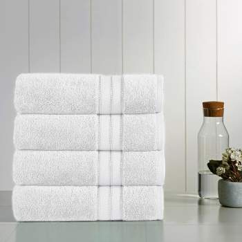 White 18 Piece Soft Cotton Bath Towel Set