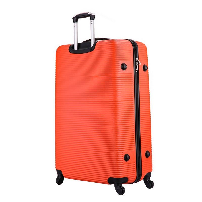InUSA Royal Lightweight Hardside Large Checked Spinner Suitcase, 6 of 9