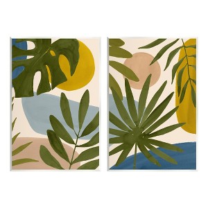 Stupell Industries Tropical Bohemian Plant Leaves Wall Plaque Art - 1 of 4