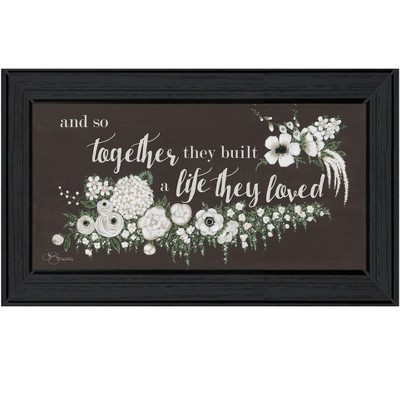 HomeRoots Together They Built Black Framed Print Wall Art
