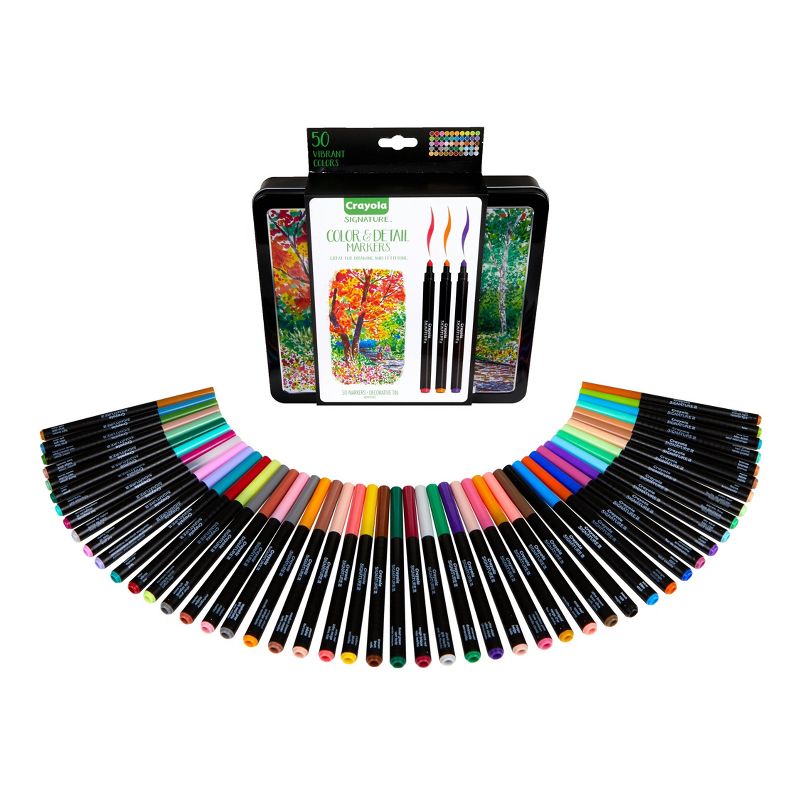 Crayola 50ct Signature Color &#38; Detail Markers Set, 5 of 8