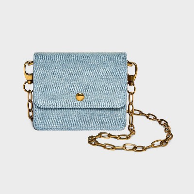 Camera Crossbody Bag With Strap - Universal Thread™ Blue Denim : Target