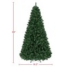 Yaheetech 4.5Ft/6Ft/7.5Ft/9Ft Hinged Spruce Artificial Christmas Tree Holiday Decoration with PVC Tips - 3 of 4