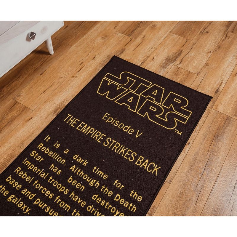 Ukonic Star Wars: The Empire Strikes Back Title Crawl Printed Area Rug | 27 x 77 Inches, 5 of 7
