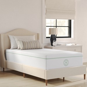 Martha Stewart SleepComplete 12 Inch Medium Firm Triple-Action Cooling Gel Memory Foam Mattress with Soft Breathable CoolWeave Jacquard Quilted Top - 1 of 4