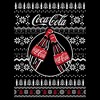 Juniors Coca Cola Classic Bottles Ugly Christmas Sweater Pattern T Shirt - 2 of 4