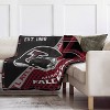 NFL Atlanta Falcons Gradient Helmet Double Sided Ultra Cozy Blanket - 2 of 2