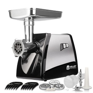Dexmalle Stainless Steel Meat Grinder with Sausage Stuffer Tube - 1 of 4