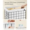 34.3 Gal Laundry Hamper, Collapsible Clothes Basket with Removable Washable Liner & Metal Frame, 66 lb Capacity for Bedroom Bathroom - 2 of 4