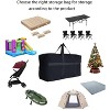 Extra Large Storage Canvas Duffle Bag for Travel, Black Oversized Giant Big Traveling Duffle Bag - 3 of 4