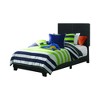 Twin Size Platform Bed with Upholstered Headboard for Bedroom - 3 of 4