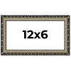 PosterPalooza | 12x6 Wood Antique Frame with UV Acrylic, 4 Finishes: Bronze, Gold, Silver, and Black - 2 of 4