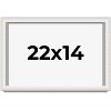 PosterPalooza | Shadow Box 1.5" Depth Silver Picture Frame - UV Acrylic, Backing Board, Hanging Hardware - 2 of 4