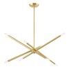 Livex Lighting Soho 8 - Light Chandelier in  Satin Brass - 2 of 4