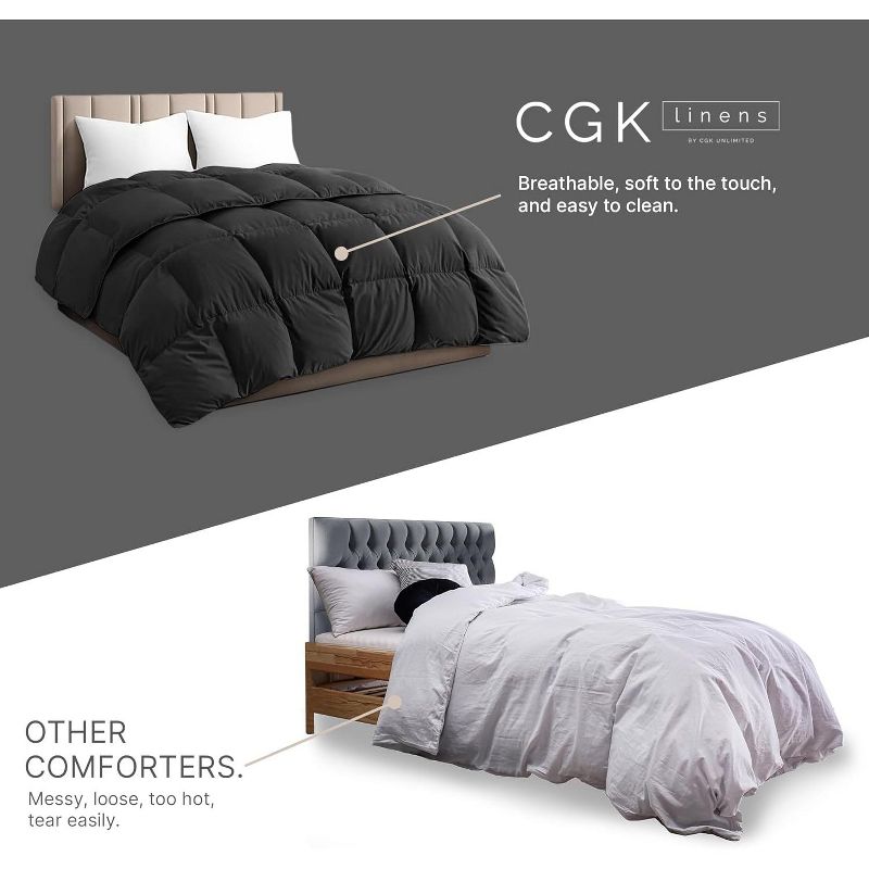 Goose Down Alternative Comforter - CGK Linens, 4 of 8