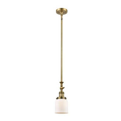 Bell - 1 Light Stem Hung Tiltable Mini Pendant In Industrial Style-14 Inches Tall and 5 Inches Wide