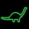 Northlight Brontosaurus LED Neon Style Dinosaur Wall Sign - 12" - Green - 2 of 4