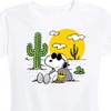 Women's - Peanuts - Snoopy & Woodstock Short Sleeve Graphic T-Shirt - 2 of 4