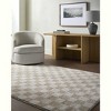 Hauteloom Canika Checkered Cream Washable Area Rug - 2 of 4