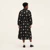 Women's Bandana Print Long Sleeve Utility Midi Shirt Dress - Woolrich x Target Black - 2 of 4