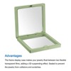 Unique Bargains Floating Frame 3D Display Jewelry Box with Base 6 Pcs with Base - 4 of 4