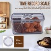 Grey Airtight Bread Box with Time Recording Lid, for Homemade Bread & Bagels - 4 of 4
