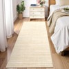 Modern Striped Area Rug for Bedroom Contemporary Minimalis Carpet Simple Solid Rugs - 4 of 4