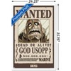 Trends International One Piece - God Usopp Wanted Poster Framed Wall Poster Prints - 3 of 4