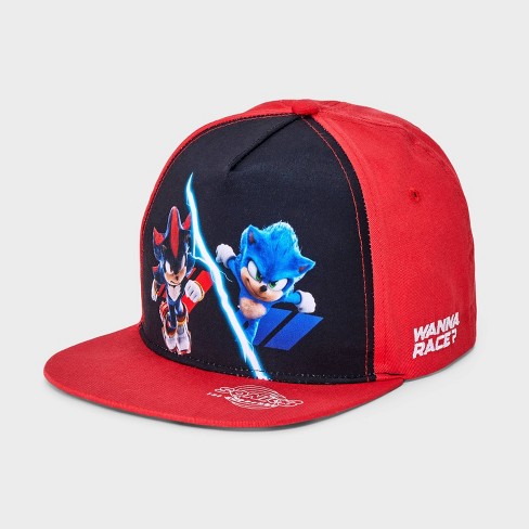 Boys' Sonic and Shadow the Hedgehog Hat - Red/Black - image 1 of 3