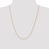 Black Bow Jewelry 0.7mm, 14k Rose Gold, Box Chain Necklace - 2 of 4