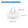 Unique Bargains Bathroom Kitchen Laundry Rubber Hanging Ring Sink Bathtub Drain Stoppers - 2 of 4