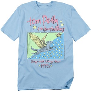 Tom Petty Dogs With Wings Tour 1995 Adult T-Shirt - 1 of 4