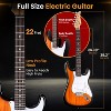 Pyle 6-String ST Style Electric Guitar Kit with 5W Amplifier, Gig Bag, and Accessories - 3 of 4
