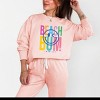 Simply Sage Market S.W.Smiley Beach Bum  Lightweight Garment Dyed Sweatshirt - 2 of 4