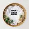 The Juniper Shop Santa's Little Helper Words Baby Long Sleeve Bodysuit - 2 of 3