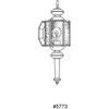 Progress Lighting Roman Coach 1-Light Small Wall Lantern in Antique Bronze with Seeded Glass Shade - 2 of 3